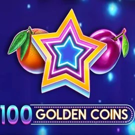 100 Golden Coins slot logo by Amusnet Interactive at Rainbet Casino