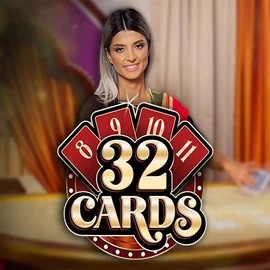 Official Live Casino logo: 32 Cards by Ezugi at Rainbet Casino