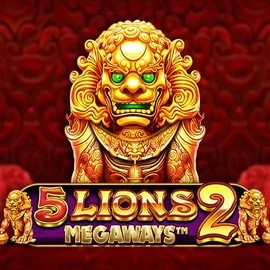 Official Slots logo: 5 Lions Megaways 2 by Pragmatic Play at Rainbet Casino