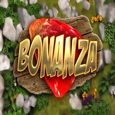 Bonanza slot logo by Big Time Gaming at Rainbet Casino