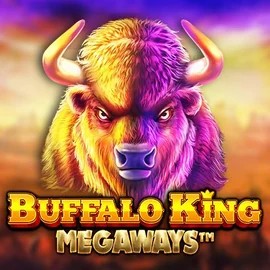 Buffalo King Megaways slot logo by Pragmatic Play at Rainbet Casino