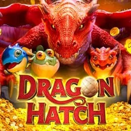 Dragon Hatch slot logo by PG Soft at Rainbet Casino