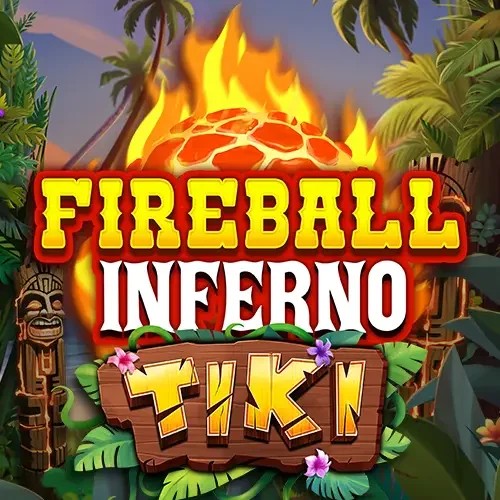 Official Slots logo: Fireball Inferno Tiki by NetEnt at Rainbet Casino