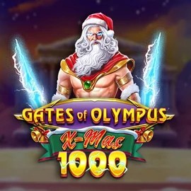Slots logo of Gates of Olympus Xmas 1000 from Pragmatic Play at Rainbet Casino