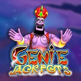 Jackpots logo of Genie Jackpots from Blueprint Gaming at Rainbet Casino