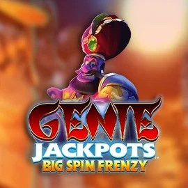 Genie Jackpots: Big Spin Frenzy slot visual from Blueprint Gaming available on rain-bet.eu