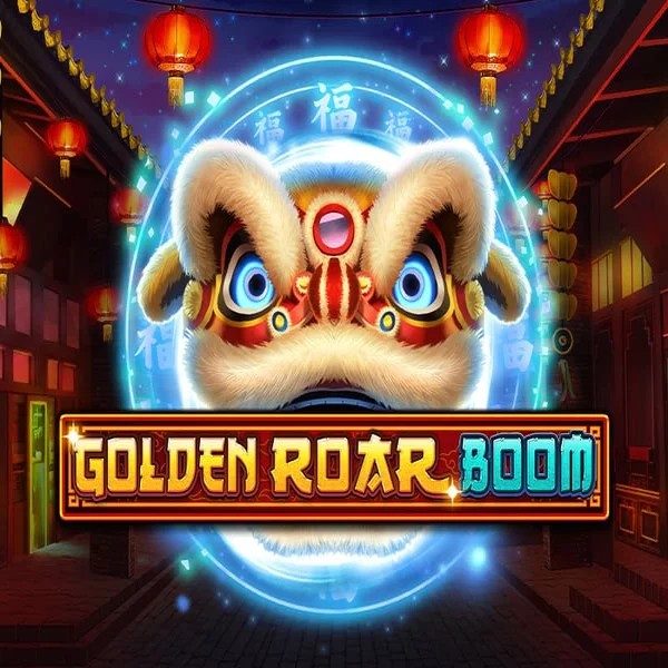 Golden Roar BOOM slot logo by Greentube at Rainbet Casino