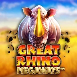 Slots logo of Great Rhino Megaways from Pragmatic Play at Rainbet Casino