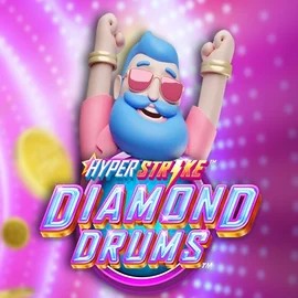 Hyper Strike Diamond Drums logo by Gameburger Studios at Rainbet Casino