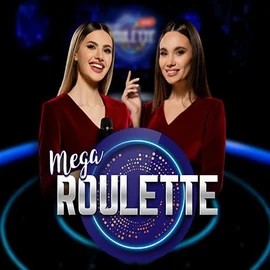 Mega Roulette game by Pragmatic Play – logo hosted on Rainbet Casino