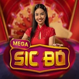 Mega Sic Bo online game logo by Pragmatic Play on rain-bet.eu