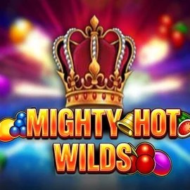 Mighty Hot Wilds logo by Inspired Gaming at Rainbet Casino