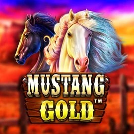 Mustang Gold logo by Pragmatic Play at Rainbet Casino