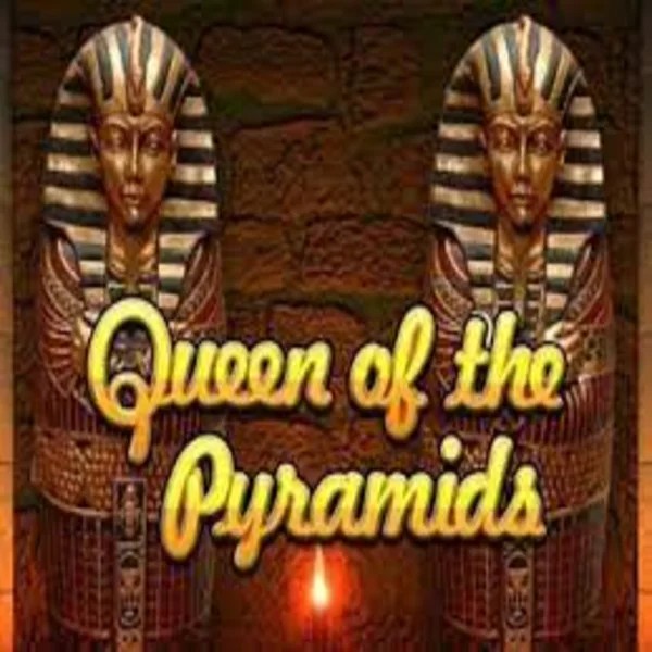 Queen of the Pyramids online game logo by Playtech on rain-bet.eu