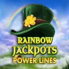 Rainbow Jackpots Power Lines slot icon by Red Tiger Gaming, available at Rainbet Casino