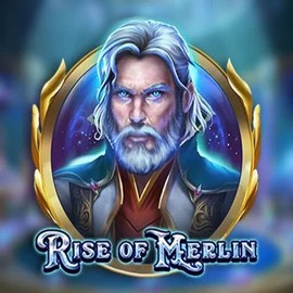 Rise of Merlin slot logo by Play'n GO at Rainbet Casino