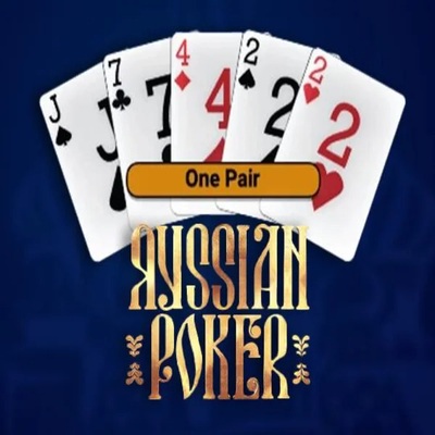 Russian Poker logo by OneTouch Games at Rainbet Casino