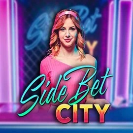 Side Bet City slot logo by Evolution at Rainbet Casino