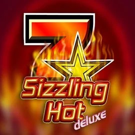 Official Slots logo: Sizzling Hot Deluxe by Novomatic at Rainbet Casino
