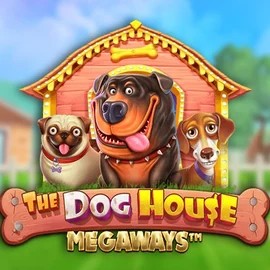 The Dog House Megaways online game logo by Pragmatic Play on rain-bet.eu