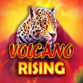 Volcano Rising game by RubyPlay – logo hosted on Rainbet Casino