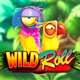 Wild Roll slot logo by Playtech at Rainbet Casino