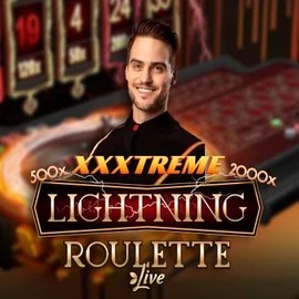 XXXtreme Lightning Roulette logo – Live Casino by Evolution at Rainbet Casino
